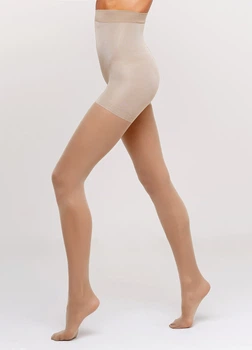 Класичні жіночі колготки з коригувальним ефектом Giulia SLIM 40 3 Beige-daino