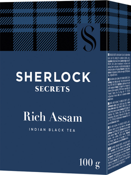 Чай чорний Sherlock Secrets Rich Assam Листовий 100 г (4823118600735)