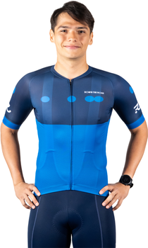 Jersey Down the Road Peloton M Stormy Blue (23SSJ2PEL/BLU/MM)