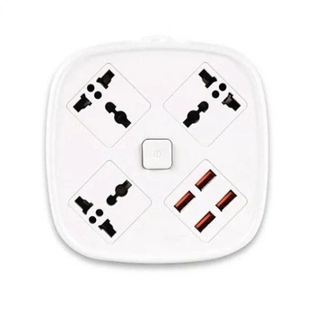 Подовжувач SUN 3 Socket на 4 роз'єми BKL-05 білий