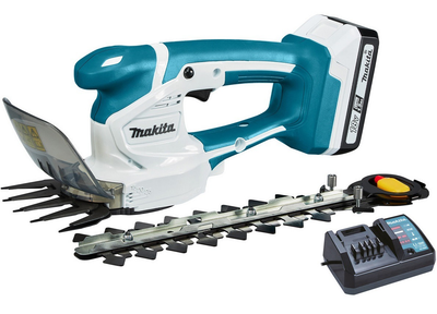 Ножиці для трави та кущоріз акумуляторні Makita UM110DWYX (110/200 мм, 2500 об/хв, 18 В, G-серія)