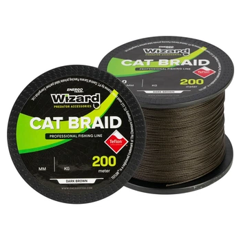 Шнур EnergoTeam Wizard Cat Braid Dark Brown 200 м 0.8 мм (30398080)