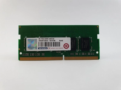 Оперативная память для ноутбука SODIMM Advantech DDR4 8Gb PC4-2400T (AQD-SD4U8GN24-HE) 10831 Б/У