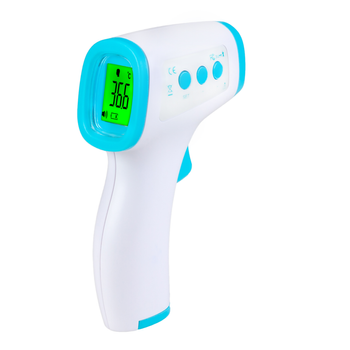 Термометр беcконтактный инфракрасный Alfa health T E-100 white-blue