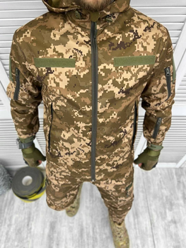 Костюм тактический Elite Soft Shell Пиксель XXL