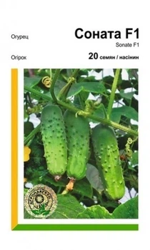 Огірок Соната F1 - 20 насінин А (Rijk Zwaan).