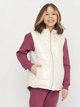 Дитячий стьобаний дутий жилет для дівчинки Coccodrillo Outerwear Girl Kids ZC2178502OGK-022 92 см Різнокольоровий (5904705927769)