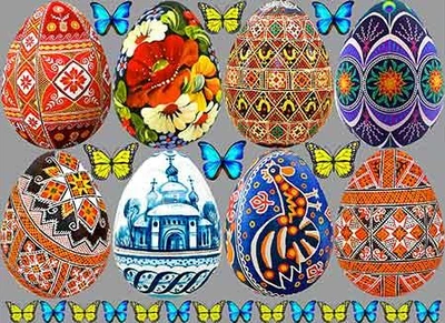 Вафельна картинка Великдень А4 (vk00940)