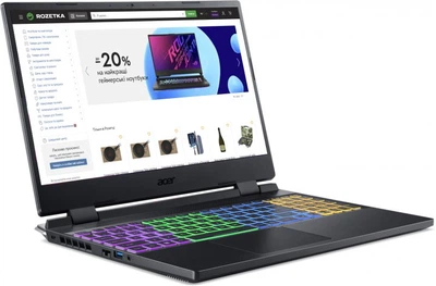 Новий ноутбук для ігр Acer Nitro 5 | R5-6600H 6 ядер | SSD 512 | nVidia RTX3050 |144Hz 15,6 FullHD IPS | DDR5