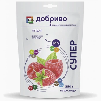 Удобрение водорастворимое Супер Ягодные / 250 г
