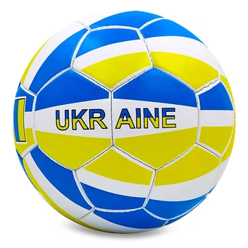 Мяч футбольный Ballonstar Ukraine FB-0047-784 №5 Бело-желто-синий (57566142)