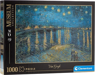 Пазл Clementoni Van Gogh Museum Collection Зоряна ніч над Роною Вінсент ван Гог 1000 шт. (‎393442)