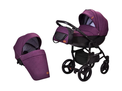 Детская коляска 2 в 1 Angelina Discovery Evolution ДЕ-221 Пурпурный