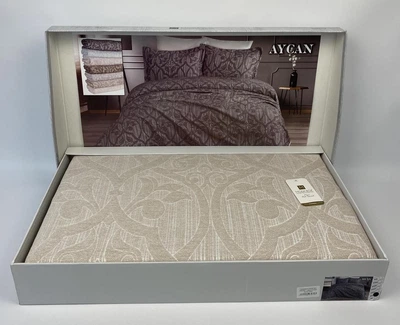 Покрывало Moda Box 240х260 с наволочками Aycan Krem