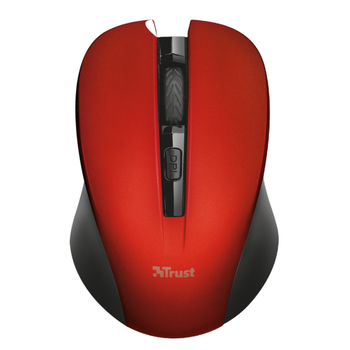 Беспроводная компьютерная мышь Trust Mydo Silent Wireless Mouse Red 21871 1800 dpi Красная