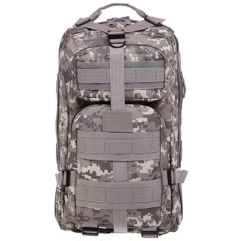 Рюкзак рейдовий тактичний SILVER KNIGHT TY-7401 розмір 42х21х18см 35л колір Камуфляж сірий