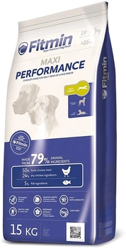 Sucha karma dla psów aktywnych FITMIN Maxi Performance - 15 kg (8595237006434)