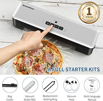 Bonsenkitchen VS3801 Vacuum Sealer