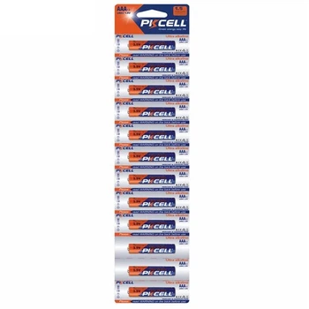 Батарейка солевая PKCELL 1.5V AAA/R03, 12 штук в блистере цена за блистер, Q10