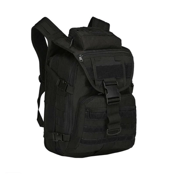 Рюкзак тактический армейский многофункциональный с водонепроницаемой ткани Оксфорд 36л AOKALI Outdoor A18 Черный