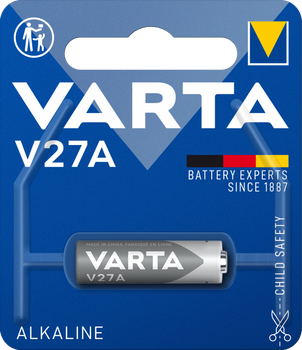 Батарейка высоковольтная VARTA V 27 A 12V блистер 1 шт