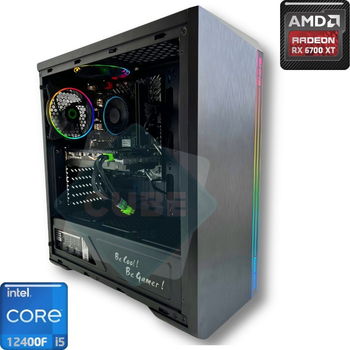 Компьютер PowerCube G04-3 (Intel Core i5-12400F / 32Gb / Radeon RX 6700 XT 12Gb / SSD 1Tb / 600W / USB 3.2)