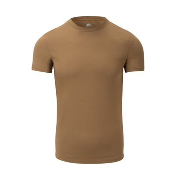 Футболка (Звужений, Приталений) T-Shirt Slim Helikon-Tex Olive Green XL Чоловіча тактична