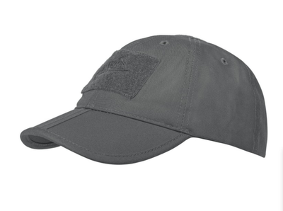 Бейсболка тактическая Baseball Folding Cap Helikon-Tex Shadow Grey (Тёмно-серый) One Size