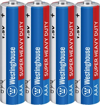 Солевые батарейки Westinghouse Super Heavy Duty AAA/R03 4 шт (0889554007341)