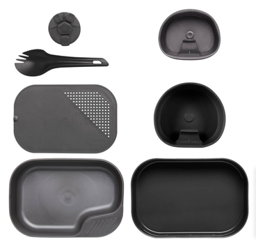 Комплект посуду Wildo Camp-A-Box Helikon-Tex Black/Grey