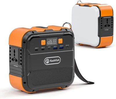 Зарядна станція FlashFish A101. 98 Wh/120W. Портативна зарядна станція для дому/квартири: телевізора, ноутбука.