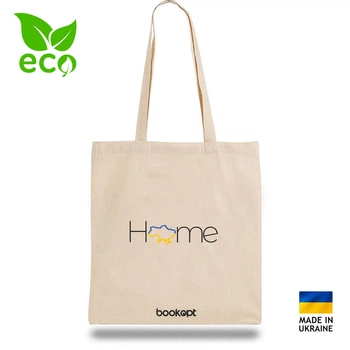 Сумка эко-шоппер Home 38х40 см белый