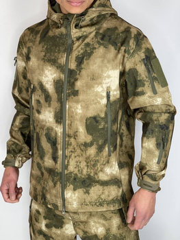 Флісова Куртка у забарвленні камуфляжу ATacsFG Розмір 3XL