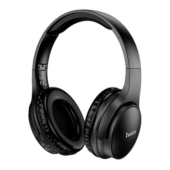 Бездротові навушники Bluetooth з мікрофоном HOCO W40 Mighty |BT5.3, 7h, AUX, Micro-SD| Black
