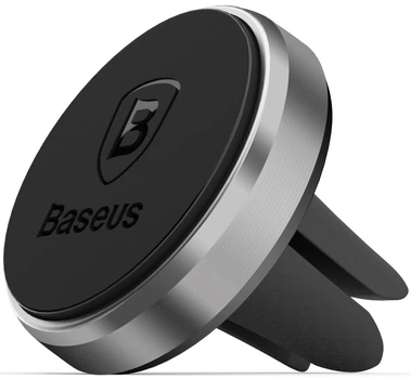 Автотримач для телефону магнітний Baseus Magnet Car Mount в повітропровід Чорний