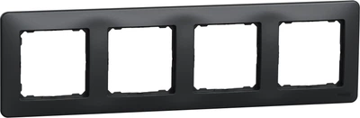 Рамка 4-постовая Schneider Electric Sedna Design Черная (SDD314804)