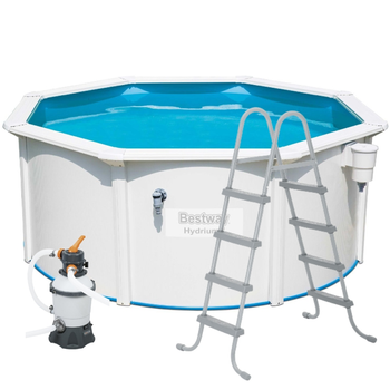 Каркасный бассейн Bestway Hydrium 300 x 120 см, с песочным фильтром и лестницей (56566)