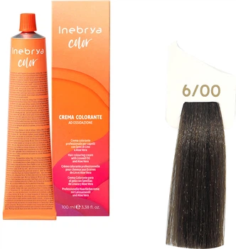 Крем-фарба для волосся Inebrya Color Linseed Oil and Aloe Vera 6/00 Intense Dark Blonde 100 мл (8033219166771)