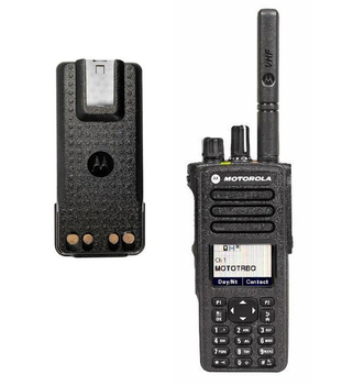 Рация военная Motorola DP4800e VHF в максимальной комплектации AES-256 усиленная антенна + дополнительный аккумулятор