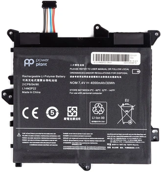 Акумулятор PowerPlant для ноутбуків LENOVO 80LX Series (L14M2P22) 7.4V 4000mAh (NB481729)
