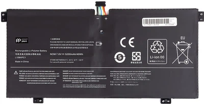 Аккумулятор PowerPlant для ноутбуков LENOVO Yoga 710-11iSK (L15M4PC1) 7.6V 5200mAh (NB481675)