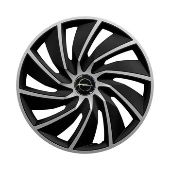 Автомобильные колпаки ARGO Turbo Silver&Black R16 4 шт. (с логотипом Opel)