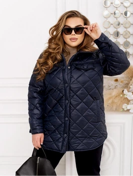 Стильна коротка куртка ST-Style 62429 54-56 Синя