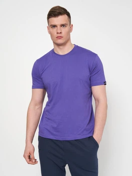 Футболка хлопковая длинная мужская Joma Desert 101739.550 2XL Фиолетовая (8424309417413)