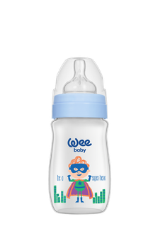 Пляшечка для годування Wee Baby Classic Plus соска № 1 250 мл з широкою шийкою 136-5
