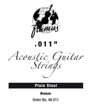Струна для акустической гитары Framus 48011 Bronze - Acoustic Guitar Single String, .011
