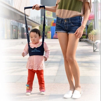 Дитячі віжки-ходунки Walking Assistant Moby Baby MBWA-901 (синій)