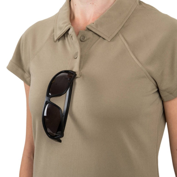 Поло футболка Women's UTL Polo Shirt - TopCool Lite Helikon-Tex Khaki L Женская тактическая