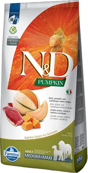 Сухой беззерновой корм Farmina N&D Pumpkin Duck & Cantaloupe Adult Medium & Maxi для собак средних и крупных пород с уткой и дыней 12 кг (8010276038968)