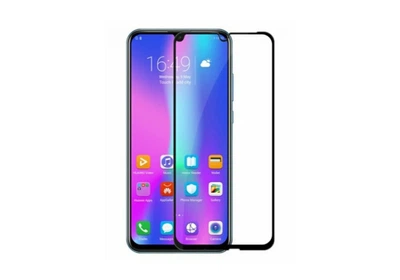 Закаленное защитное стекло на Honor 10 Lite / Honor 10i / Черная рамка
